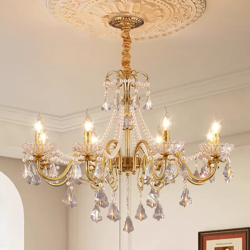 法式水晶客厅吊灯